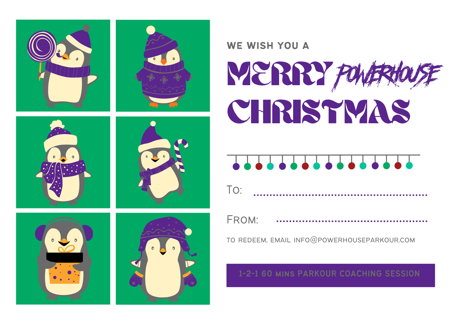 Powerhouse 1-2-1 Coaching Session Gift Card