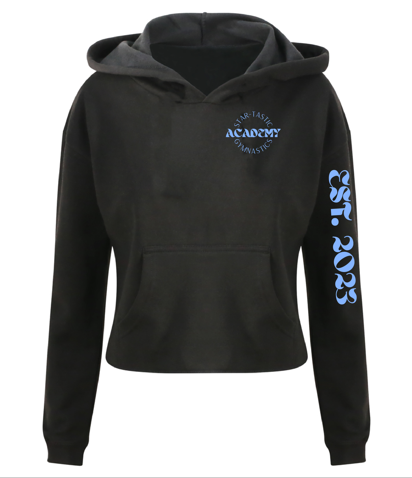 Personalised Academy Cropped Hoodie (Adult Sizes Only)