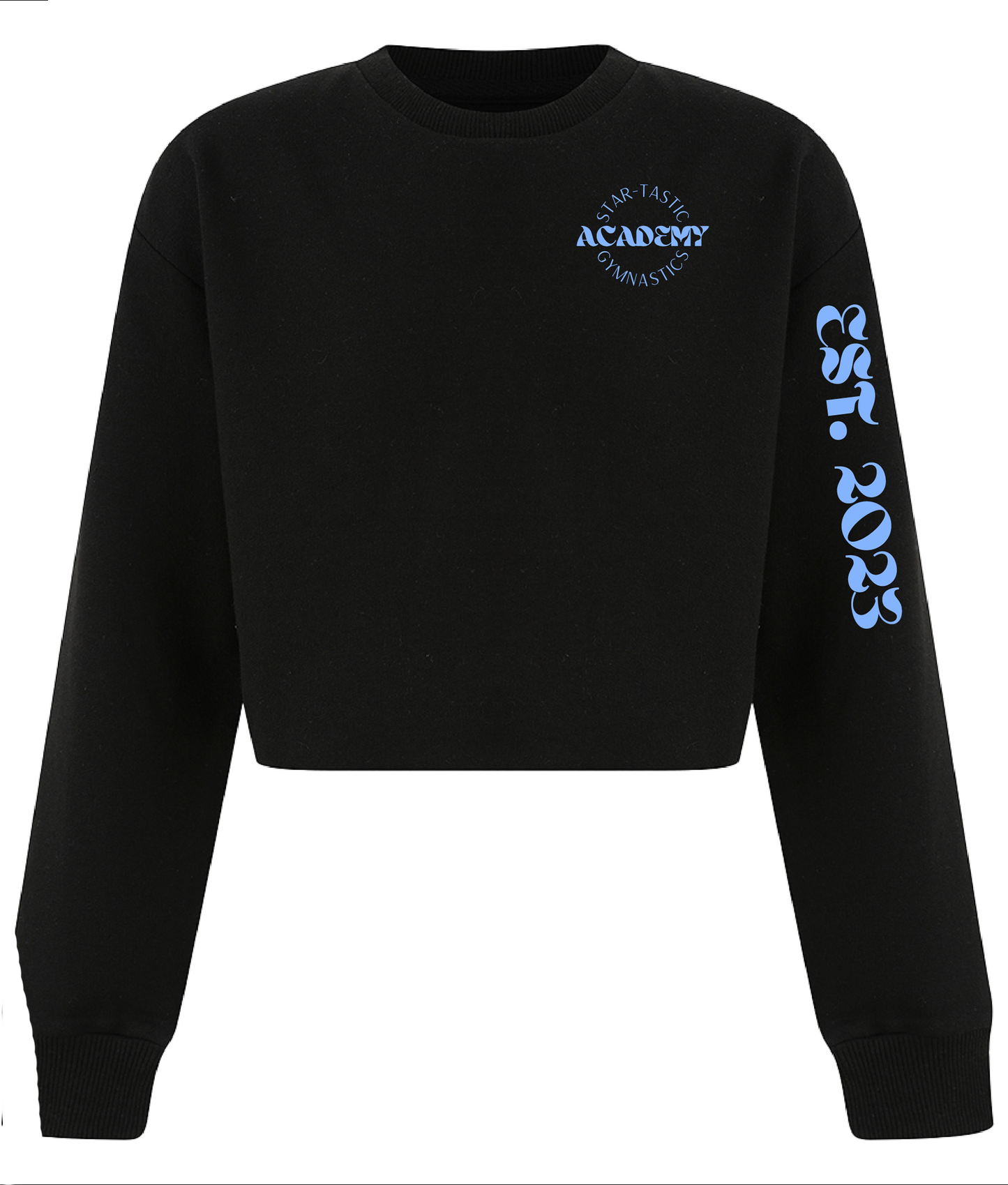 Personalised Academy Cropped Sweatshirt (Child Sizes Only)