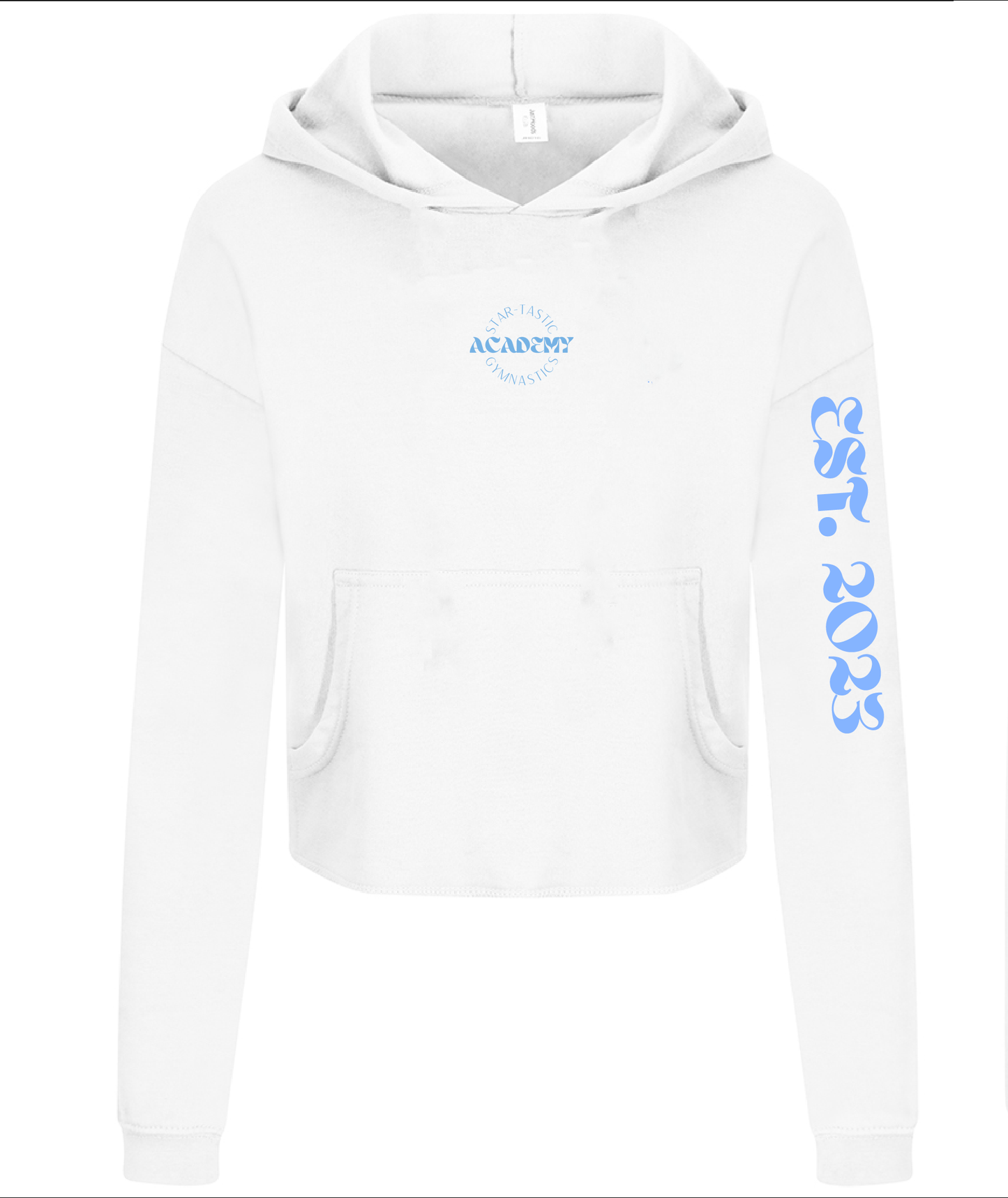 Personalised Academy Cropped Hoodie (Adult Sizes Only)