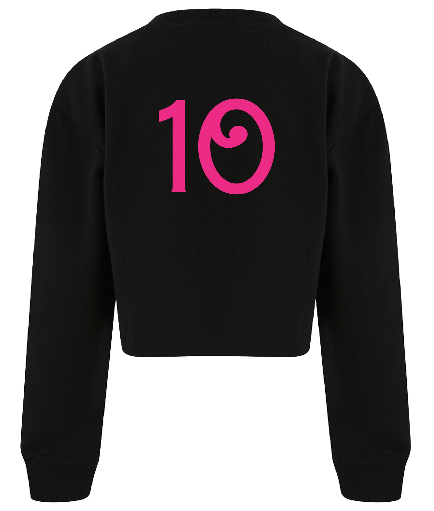 Personalised Cropped Sweatshirt (Child Sizes Only)