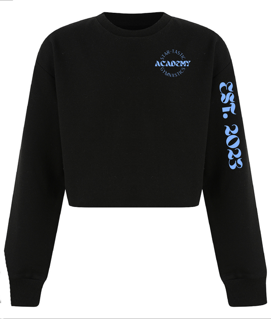 Personalised Academy Cropped Sweatshirt