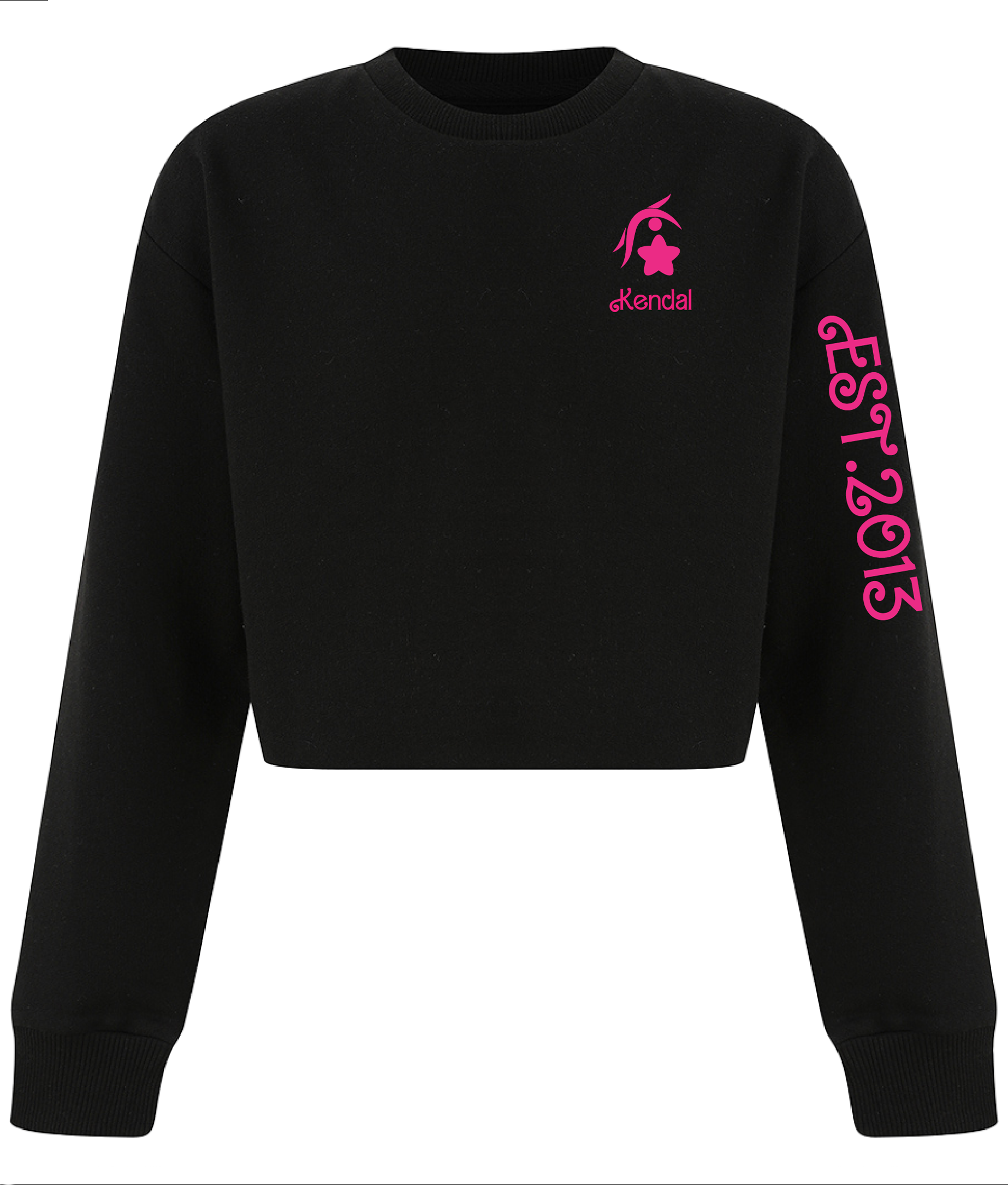 Star cropped sweatshirt sales