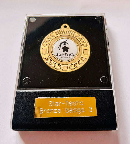 Gymnastics Badge 3 Medal - Bronze