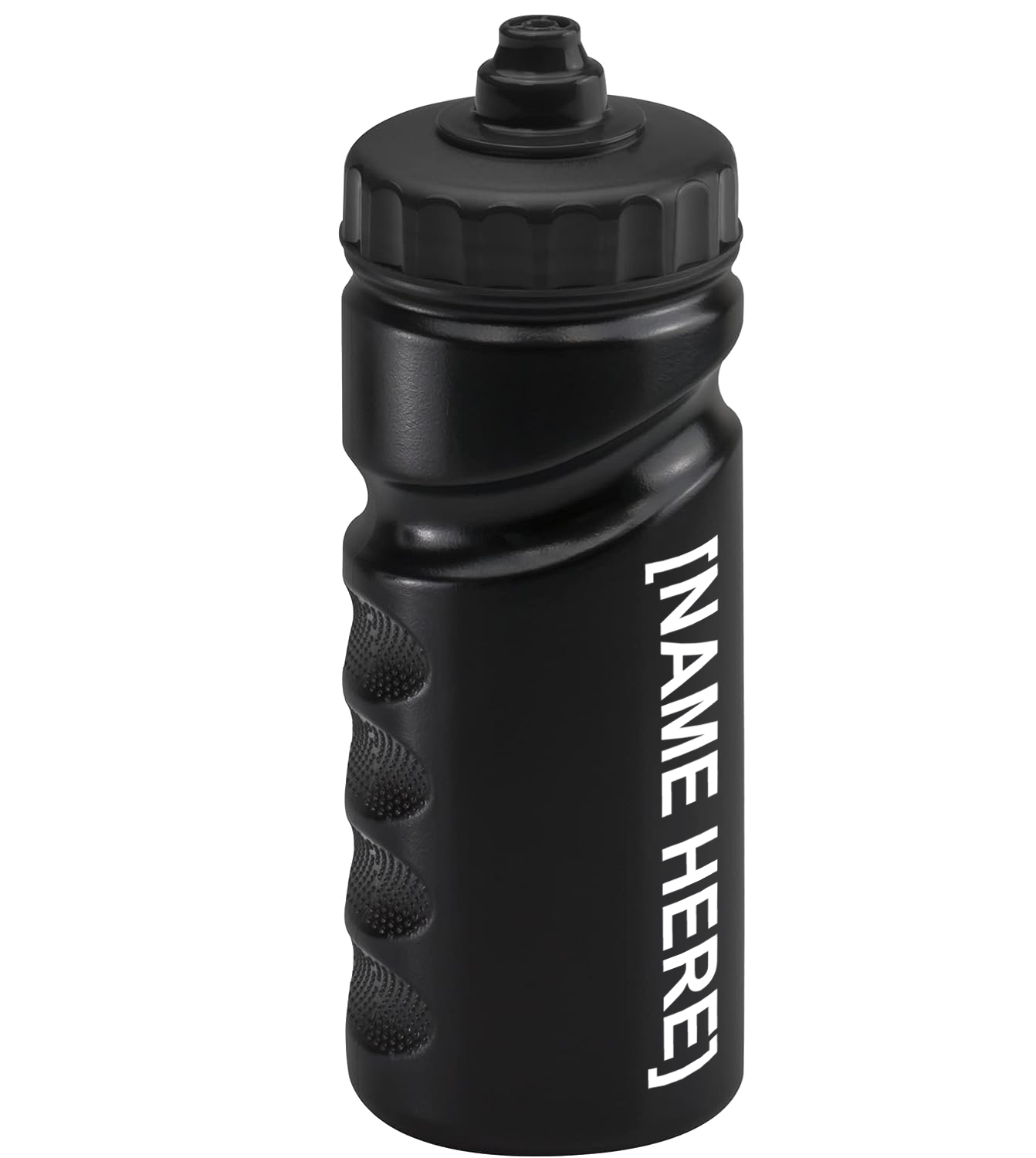 Personalised Powerhouse Black Water Bottle