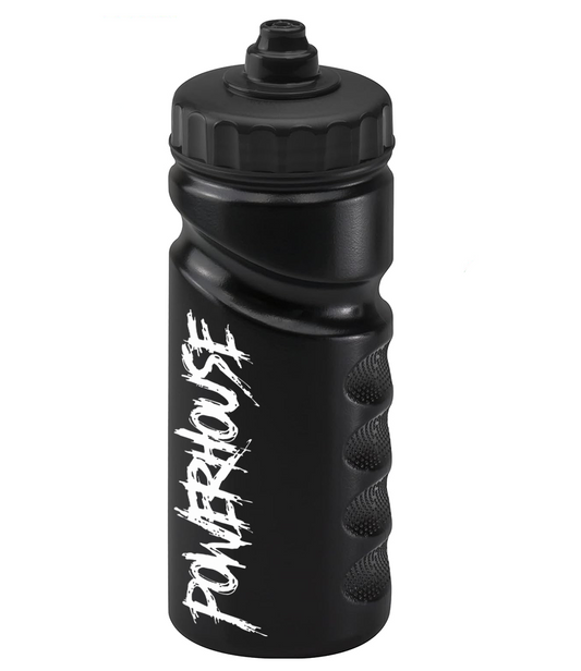Personalised Powerhouse Black Water Bottle